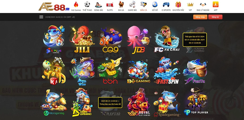 các game cá cược hấp dẫn ae88
